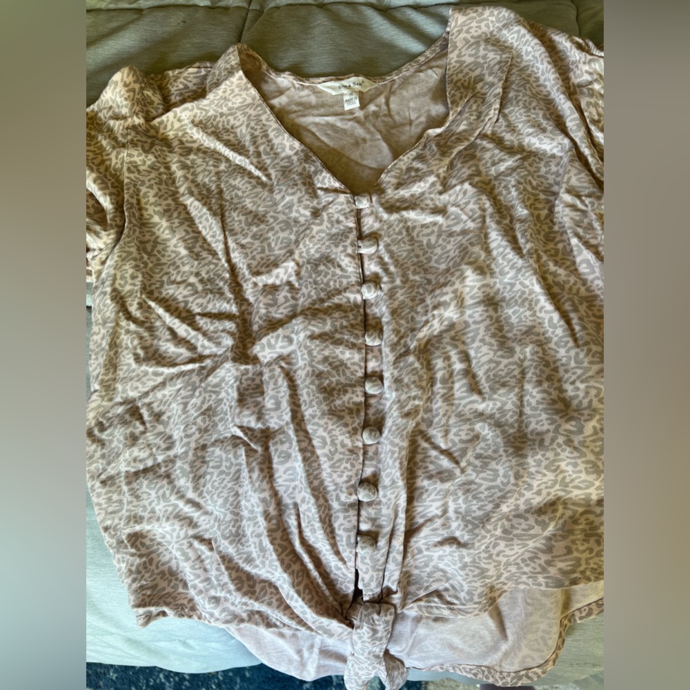 Leopard blouse